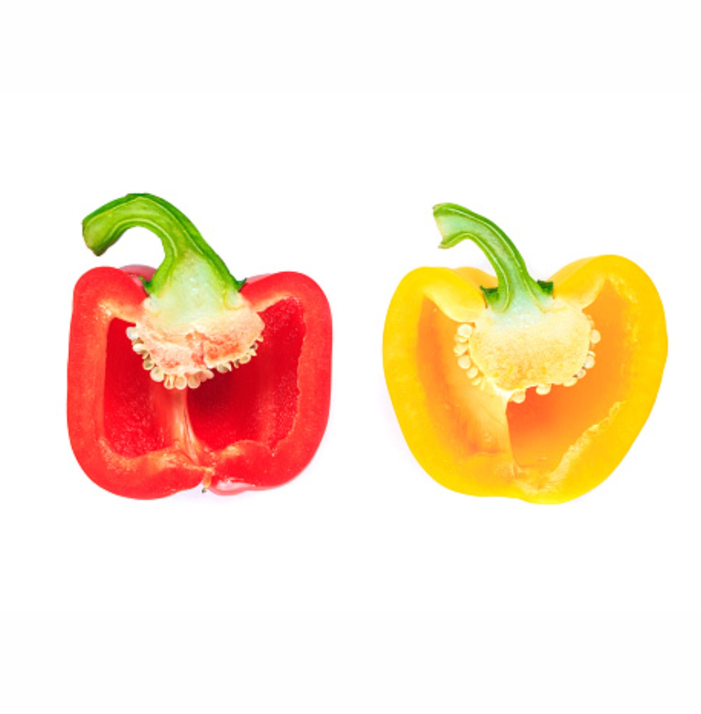 Hydroponic Bell pepper (red/yellow)